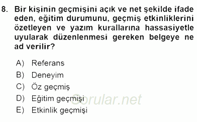 Fotoğraf ve Video Proje Geliştirme 2015 - 2016 Ara Sınavı 8.Soru