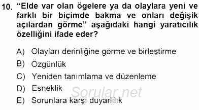 Okulöncesinde Müzik Eğitimi 1 2013 - 2014 Dönem Sonu Sınavı 10.Soru