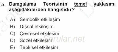 Kriminoloji 2015 - 2016 Dönem Sonu Sınavı 5.Soru