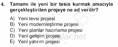 Bina ve Site Yöneticiliği 2012 - 2013 Ara Sınavı 4.Soru
