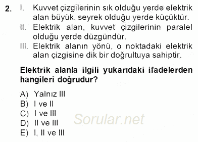 Teknolojinin Bilimsel İlkeleri 2 2014 - 2015 Dönem Sonu Sınavı 2.Soru