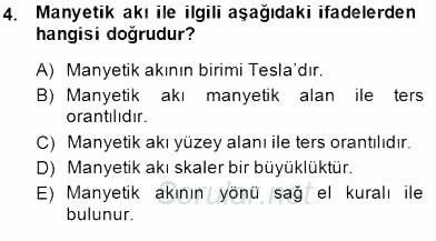 Teknolojinin Bilimsel İlkeleri 2 2014 - 2015 Dönem Sonu Sınavı 4.Soru