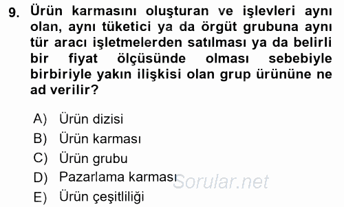Uluslararası İşletmecilik 2017 - 2018 Dönem Sonu Sınavı 9.Soru
