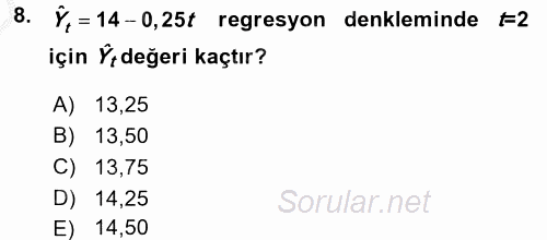 Sağlık Kurumlarında Operasyon Yönetimi 2016 - 2017 3 Ders Sınavı 8.Soru