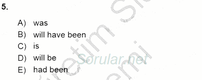 Pedagojik Gramer 1 2015 - 2016 Ara Sınavı 5.Soru