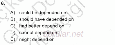 Pedagojik Gramer 1 2015 - 2016 Ara Sınavı 6.Soru