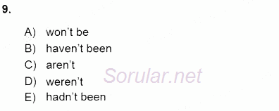 Pedagojik Gramer 1 2015 - 2016 Ara Sınavı 9.Soru