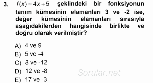 Matematiksel İktisat 2014 - 2015 Tek Ders Sınavı 3.Soru