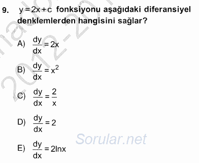 Sosyoloji 2 2012 - 2013 Ara Sınavı 11.Soru