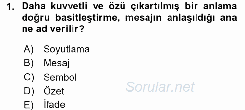 İletişim Ortamları Tasarımı 2016 - 2017 3 Ders Sınavı 1.Soru