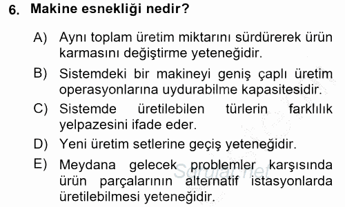 Yeni Teknolojiler ve Çalışma Hayatı 2016 - 2017 Ara Sınavı 6.Soru