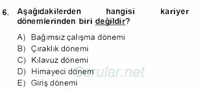 Örgütlerde İnsan Kaynakları Yönetimi 2013 - 2014 Dönem Sonu Sınavı 6.Soru