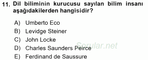 Küreselleşme ve Kültürlerarası İletişim 2017 - 2018 Ara Sınavı 11.Soru