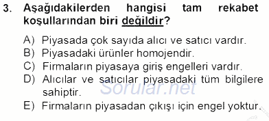 E-Perakendecilik 2013 - 2014 Tek Ders Sınavı 3.Soru