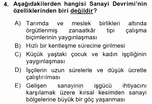 Bireysel İş Hukuku 2017 - 2018 Ara Sınavı 4.Soru