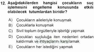 Çocuk Gelişiminde Alan Çalışmaları 2015 - 2016 Ara Sınavı 12.Soru