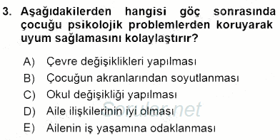 Çocuk Gelişiminde Alan Çalışmaları 2015 - 2016 Ara Sınavı 3.Soru