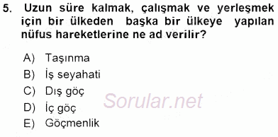 Çocuk Gelişiminde Alan Çalışmaları 2015 - 2016 Ara Sınavı 5.Soru