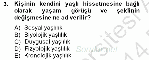 Sosyal Politika 2 2013 - 2014 Dönem Sonu Sınavı 3.Soru