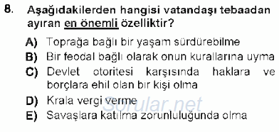 Anayasa 1 2012 - 2013 Ara Sınavı 8.Soru