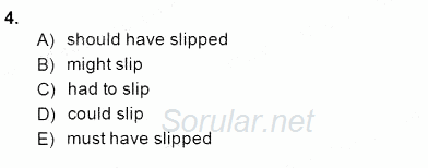 Bağlamsal Dilbilgisi 2 2014 - 2015 Dönem Sonu Sınavı 4.Soru