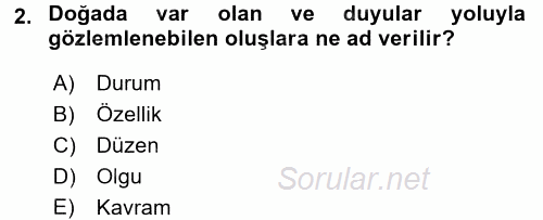 İletişim Araştırmaları 2015 - 2016 Tek Ders Sınavı 2.Soru