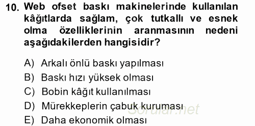 Halkla İlişkiler Uygulama Teknikleri 2014 - 2015 Ara Sınavı 10.Soru