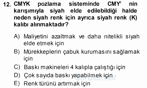 Halkla İlişkiler Uygulama Teknikleri 2014 - 2015 Ara Sınavı 12.Soru