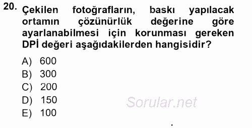 Halkla İlişkiler Uygulama Teknikleri 2014 - 2015 Ara Sınavı 20.Soru