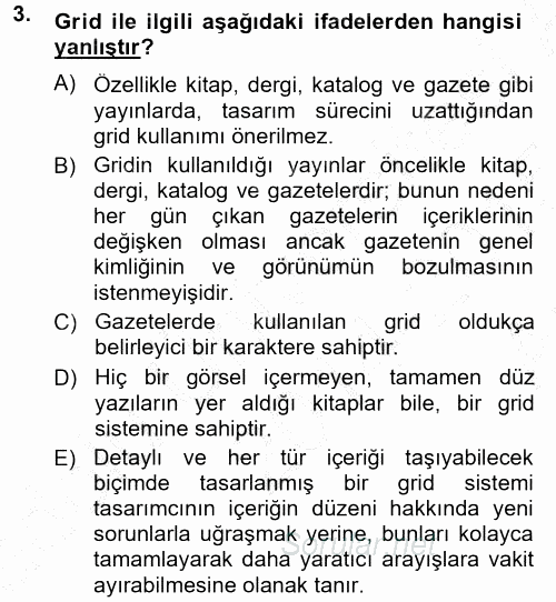 Halkla İlişkiler Uygulama Teknikleri 2014 - 2015 Ara Sınavı 3.Soru