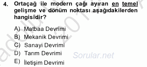 Yeni Teknolojiler ve Çalışma Hayatı 2013 - 2014 Ara Sınavı 4.Soru