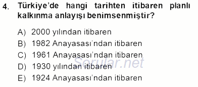 Sosyal Politika 2014 - 2015 Ara Sınavı 4.Soru