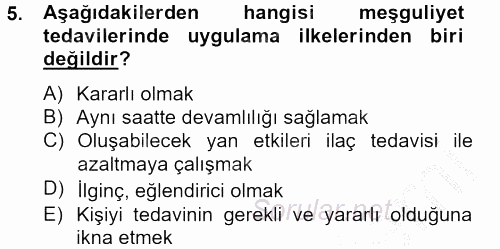 Temel Bakım Hizmetleri 2012 - 2013 Dönem Sonu Sınavı 5.Soru