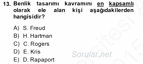 Halkla İlişkiler Ve İletişim 2014 - 2015 Ara Sınavı 13.Soru