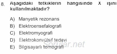 Tıbbi Terminoloji 2012 - 2013 Tek Ders Sınavı 8.Soru