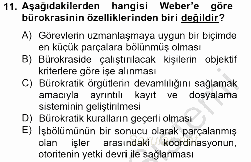 Kamu Ekonomisi 2 2012 - 2013 Ara Sınavı 11.Soru