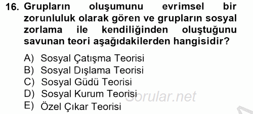 Kamu Ekonomisi 2 2012 - 2013 Ara Sınavı 16.Soru