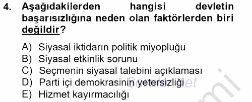 Kamu Ekonomisi 2 2012 - 2013 Ara Sınavı 4.Soru