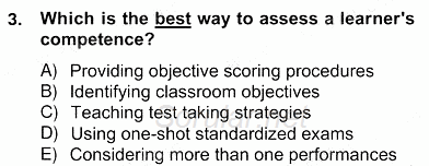 Yabancı Dil Öğretiminde Ölçme Ve Değerlendirme 2 2012 - 2013 Ara Sınavı 3.Soru