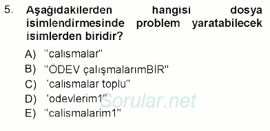 Sayısal Fotoğraf İşleme Teknikleri 2012 - 2013 Ara Sınavı 5.Soru