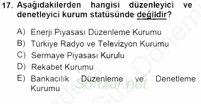 Yurttaşlık ve Çevre Bilgisi 2012 - 2013 Dönem Sonu Sınavı 17.Soru