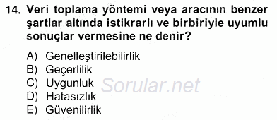 Pazarlama İlkeleri 2012 - 2013 Ara Sınavı 14.Soru