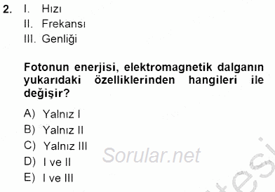 Geleneksel Enerji Kaynakları 2013 - 2014 Dönem Sonu Sınavı 2.Soru
