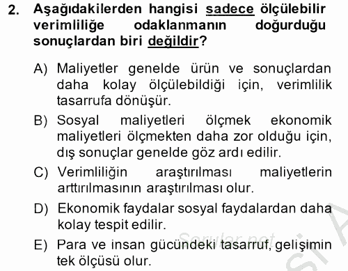 Özel Güvenlik Hizmetlerinde Güvenlik Önlemleri 2014 - 2015 Ara Sınavı 2.Soru