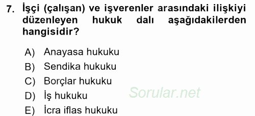 Perakende Yönetimi 2016 - 2017 Dönem Sonu Sınavı 7.Soru
