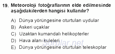 Fotoğrafın Kullanım Alanları 2014 - 2015 Ara Sınavı 19.Soru