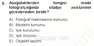 Fotoğrafın Kullanım Alanları 2014 - 2015 Ara Sınavı 6.Soru