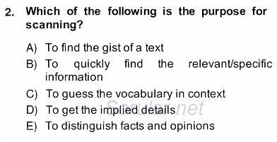 Yabancı Dil Öğretiminde Ölçme Ve Değerlendirme 2 2013 - 2014 Ara Sınavı 2.Soru