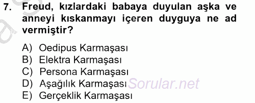 İş ve Yaşamda Motivasyon 2012 - 2013 Ara Sınavı 7.Soru