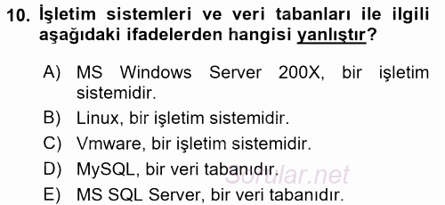 Uluslararası Lojistik 2017 - 2018 3 Ders Sınavı 10.Soru